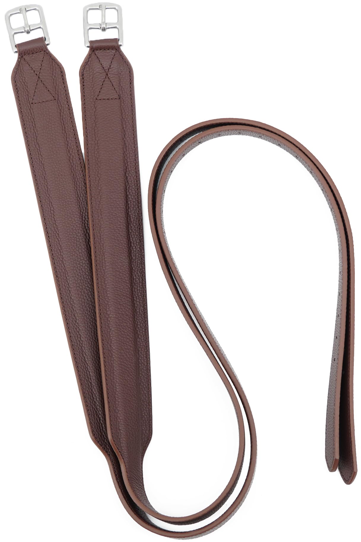 Stabilitäts-Steigbügelriemen mit starkem Nylonkern für Reitsport, breite englische Steigbügelriemen (54 inches / 135cm)