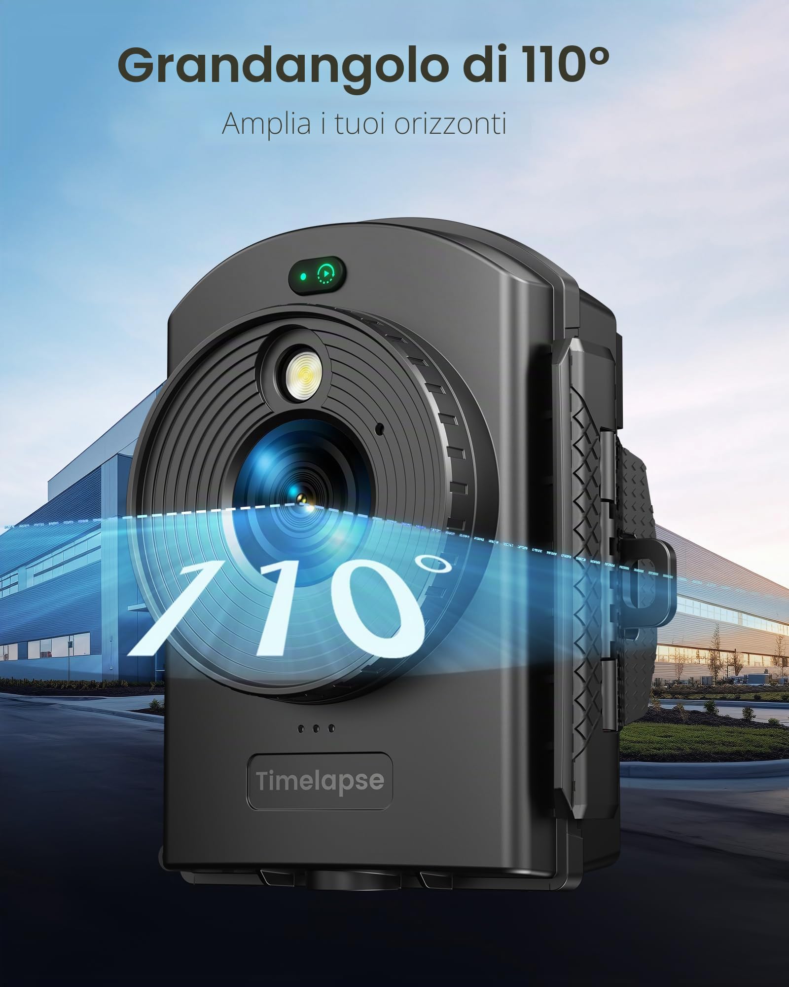 Time Lapse Camera Outdoor, Fotocamera Timelapse 1080P Con Posizionamento IR, Ripresa Di 180 Giorni, Resistente All'Acqua IP66 Per Costruzioni Esterne, Crescita Delle Piante (1080P Time Lapse Camera)