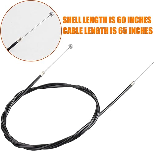 Miniatura 3 de Cable de acelerador universal de 60 pulgadas compatible con Go Kart Cart Go-Cart Minibike Mini Bike ATV Cycle