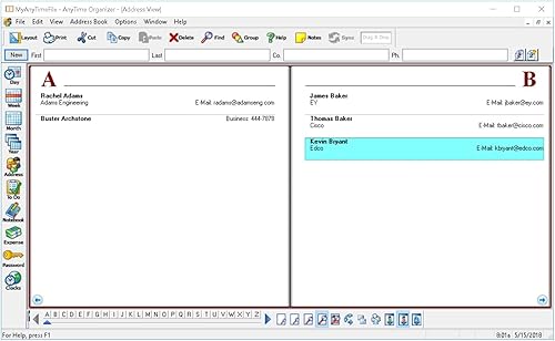 Miniatura 2 de AnyTime Organizer Standard 16 Descarga de PC
