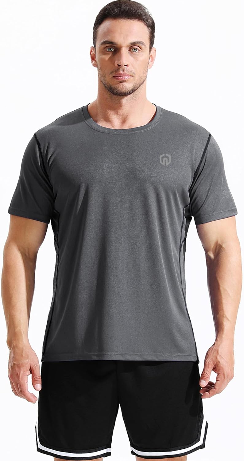 NELEUS Men's Dry Fit Athletic Running Shirt - Image 3