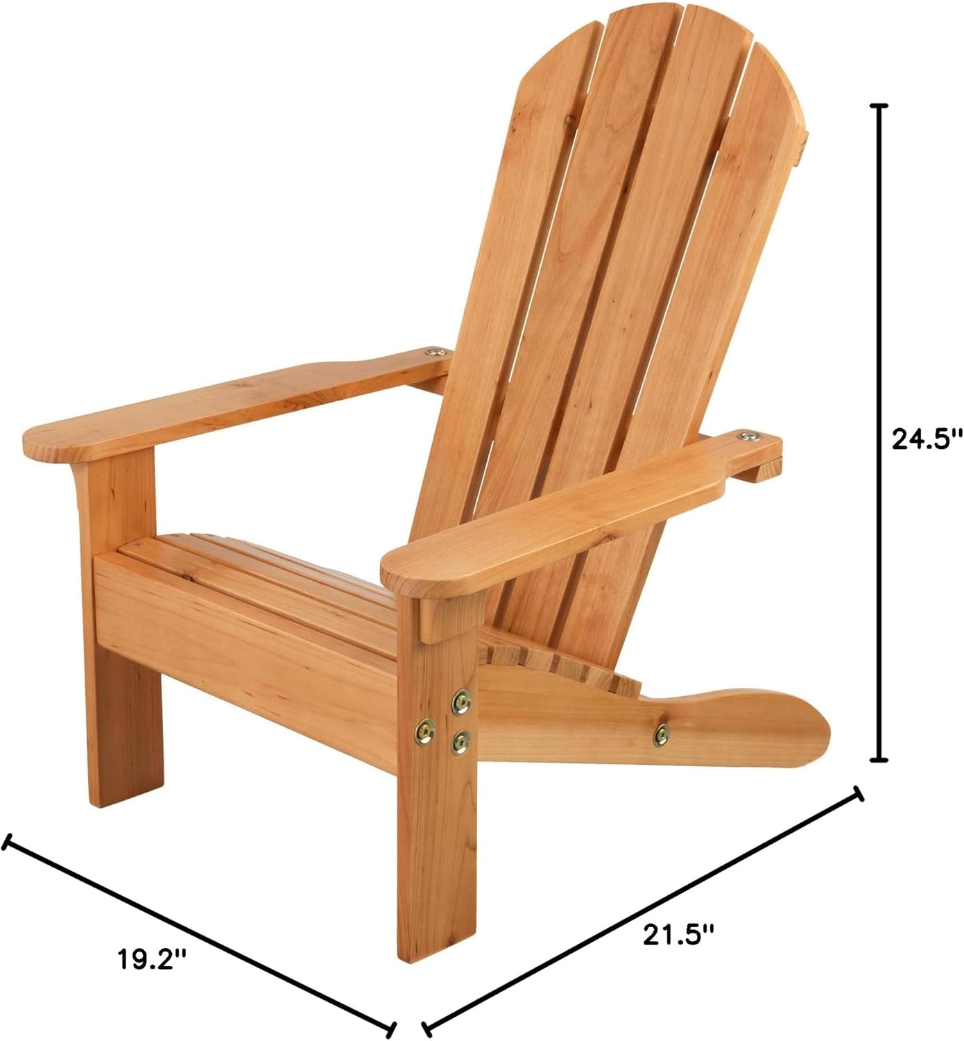 Dimensions of KidKraft Adirondack Chair