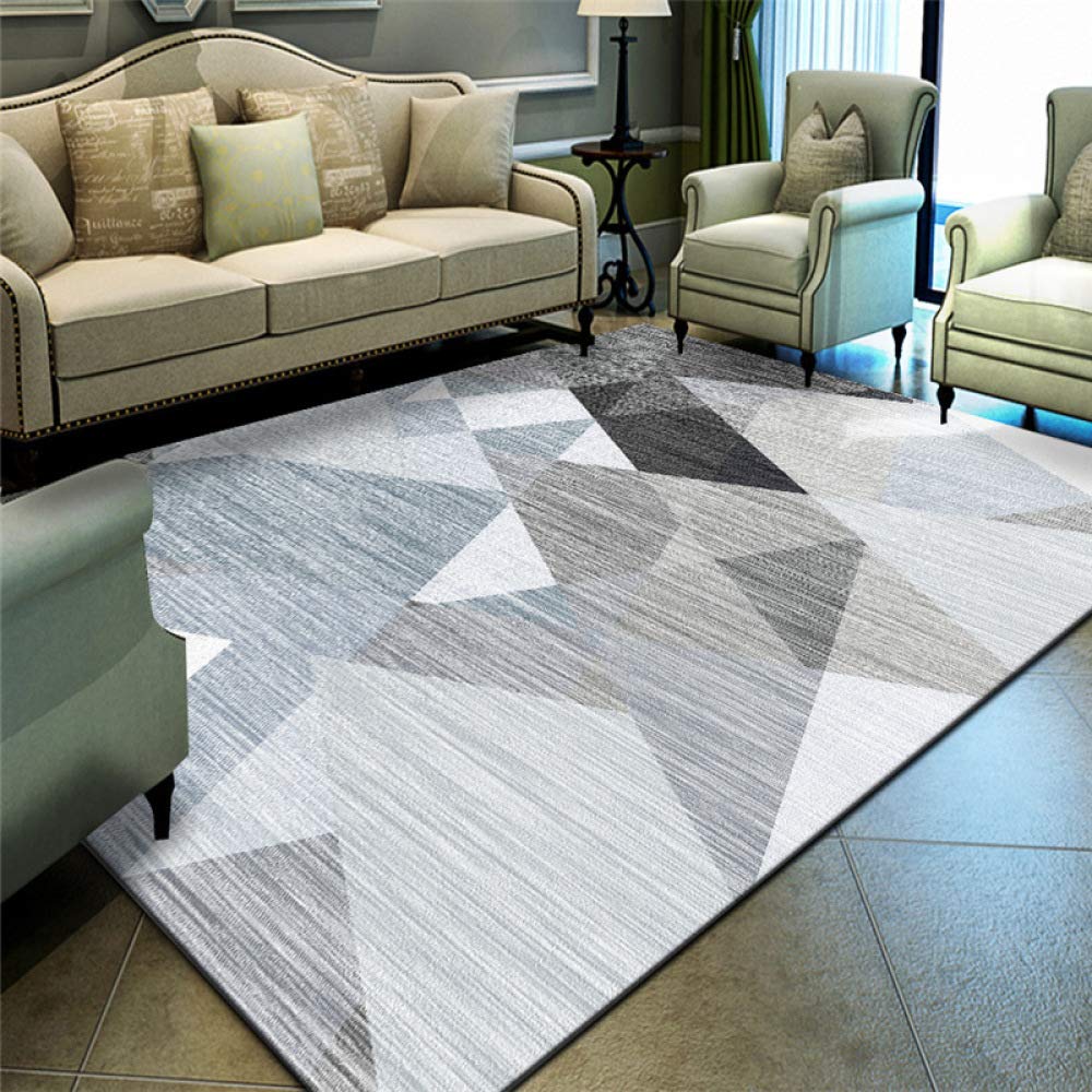 Tapis nordique moderne pour salon chaleureux et salle à manger moderne