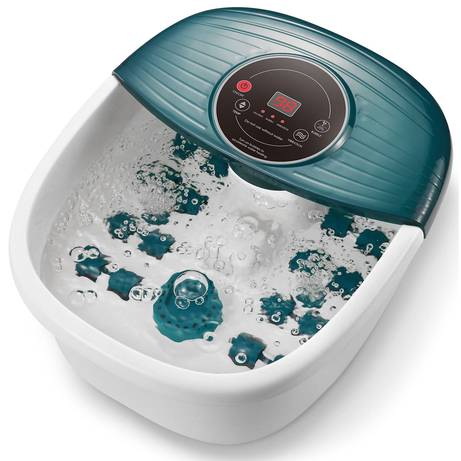 Buy Foot Spa Bath Massager with Heat, Bubble and Vibration, Digital