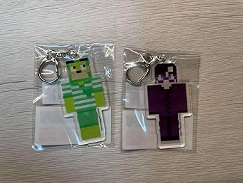 カラフルピーチ　マイクラ　パジャマ　シェアハウス　キーホルダー　えと　るな カラフルピーチ マイクラ パジャマ シェアハウス キーホルダー