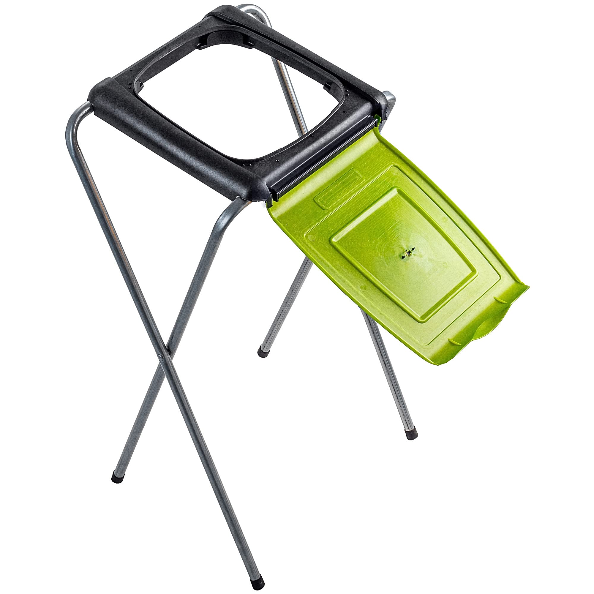 KADAX Porte-Sacs Poubelle pour Intérieur et Extérieur, Support Pratique et Efficace pour les Sacs de Recyclage, Facilitant la Gestion des Déchets (Vert)