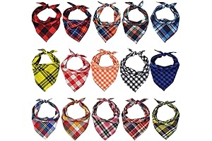 15pcs Dog Bandanas: The Perfect Accessory for Your Furry Friend