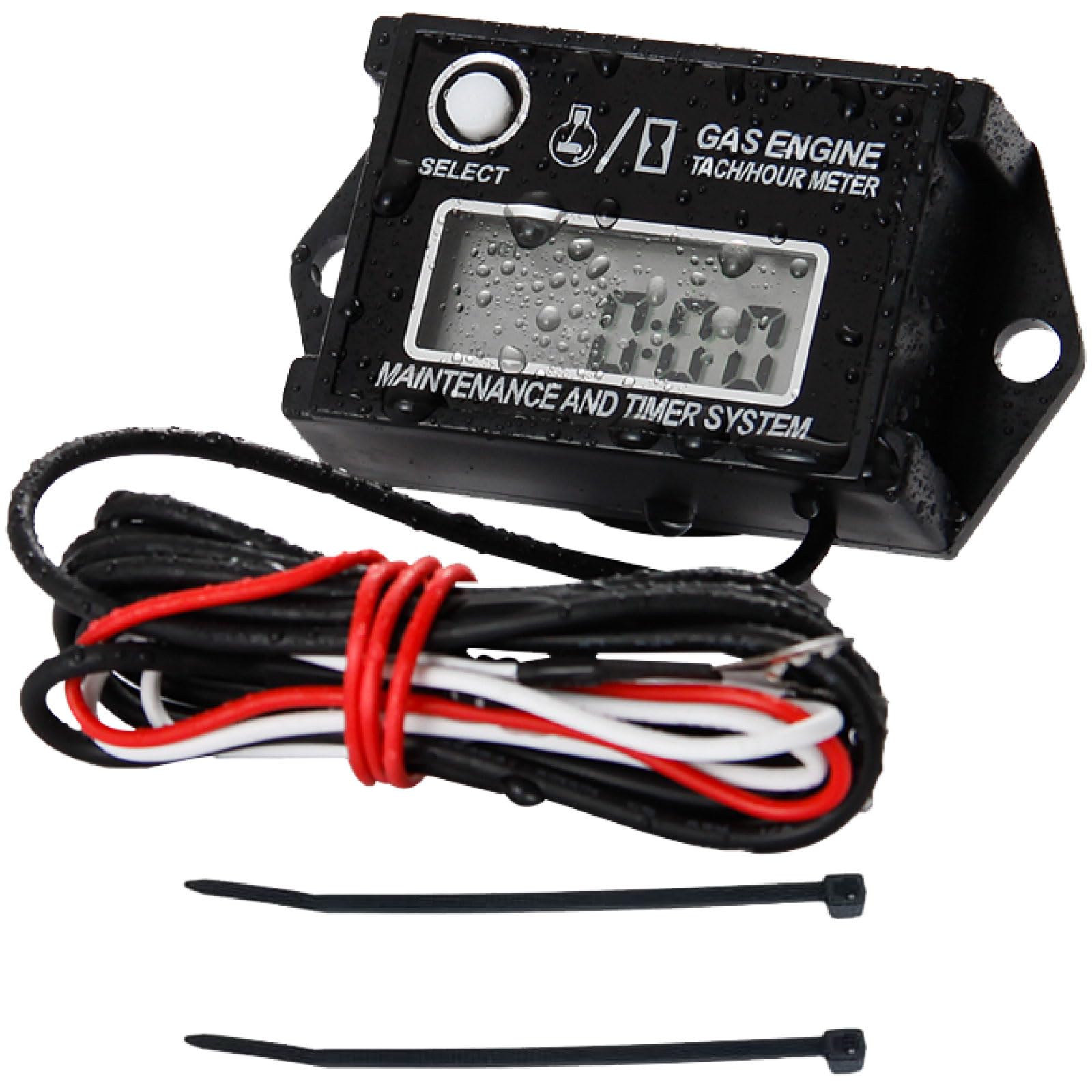 Runleader RL-HM026A Inductive Tachometer with Hour Meter for All Gasoline Engine ATV UTV Dirtbike Motobike Motocycle outboards Snowmobile pitbike PWC Marine Boat Waterproof-image-17