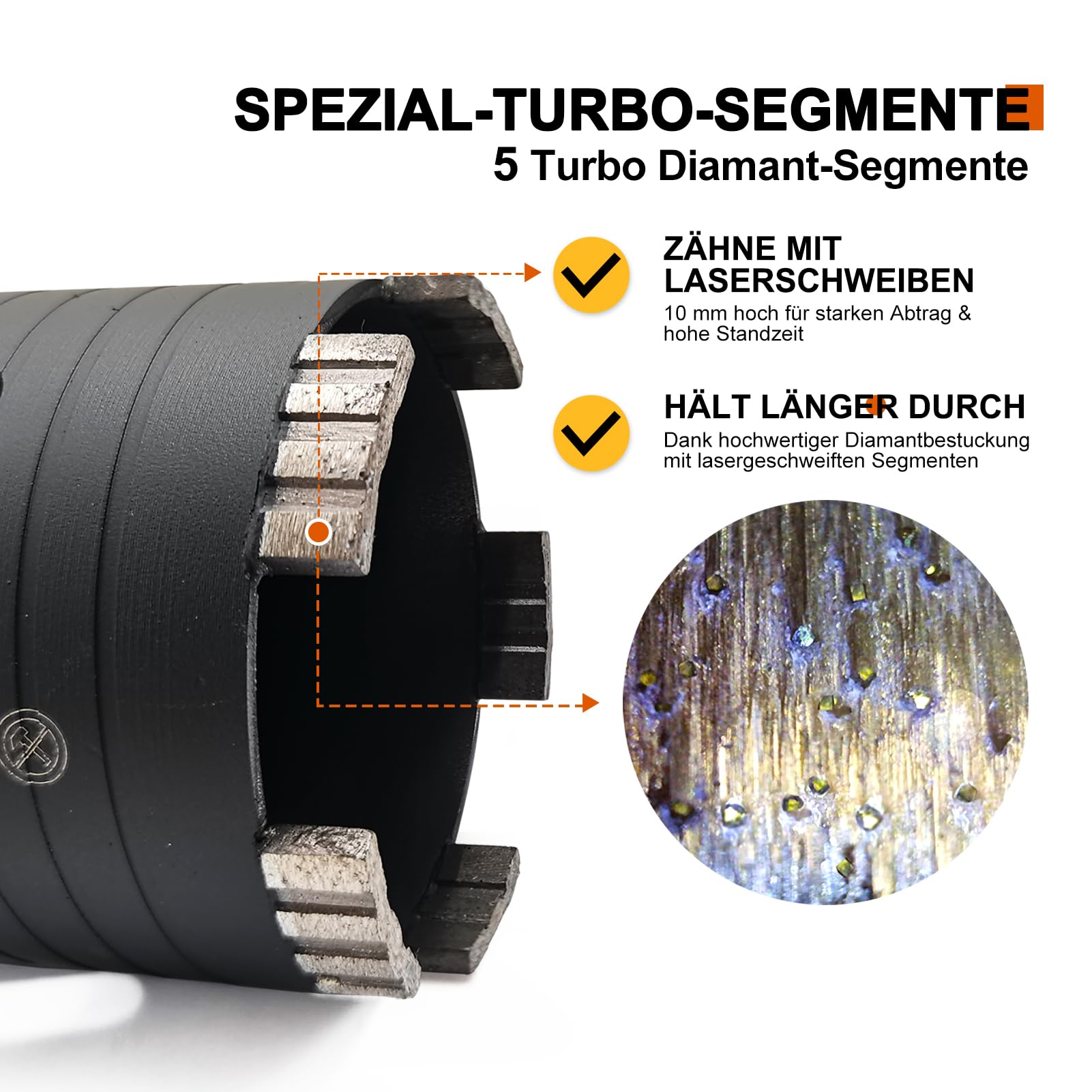 Diamant Dozenboor 82 Mm ''SPECIALIST '' Voor Beton And Steenboren