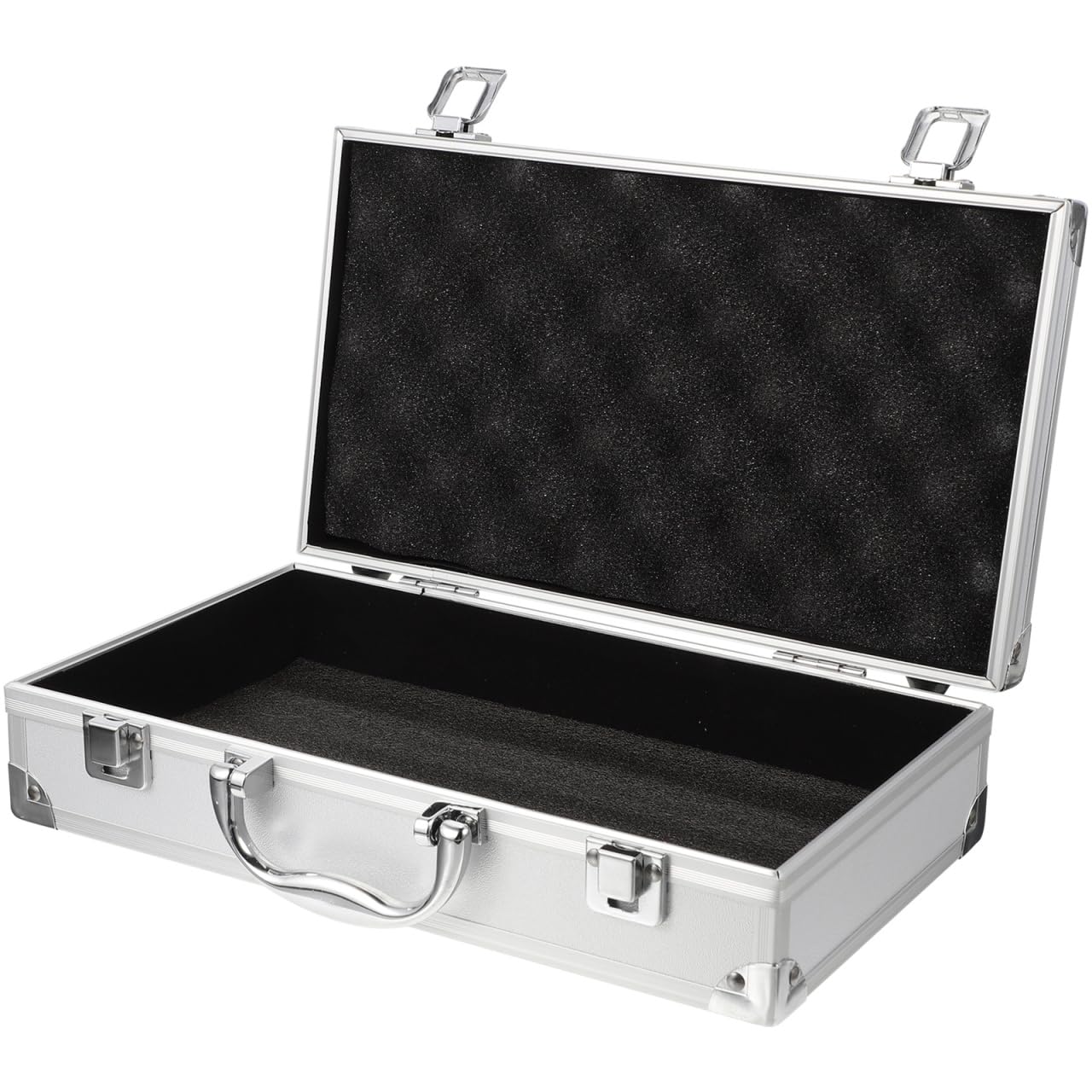 Aluminum Briefcase - 11 Inch Hard Laptop Briefcases with Lock, Multifunctional Case, Silver, 30x18x7.8cm, Centimeter-image-16