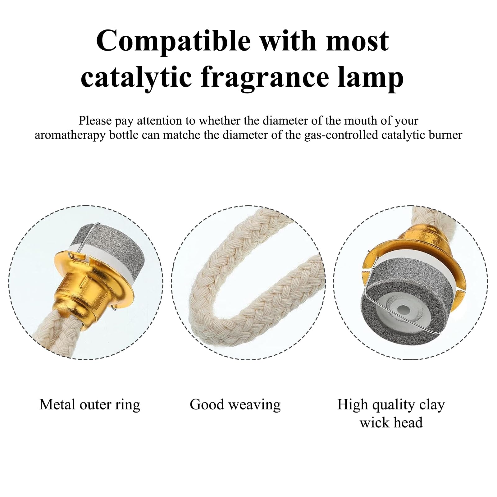 2 Pezzi Stoppini Stoppino Lampada Catalitica Stoppini per Lampade ad Olio Stoppino di Ricambio Stoppino per Lampada Ad olio Fragranza Stoppino Lampada Catalitica Per Diffusore Catalitico 16 CM