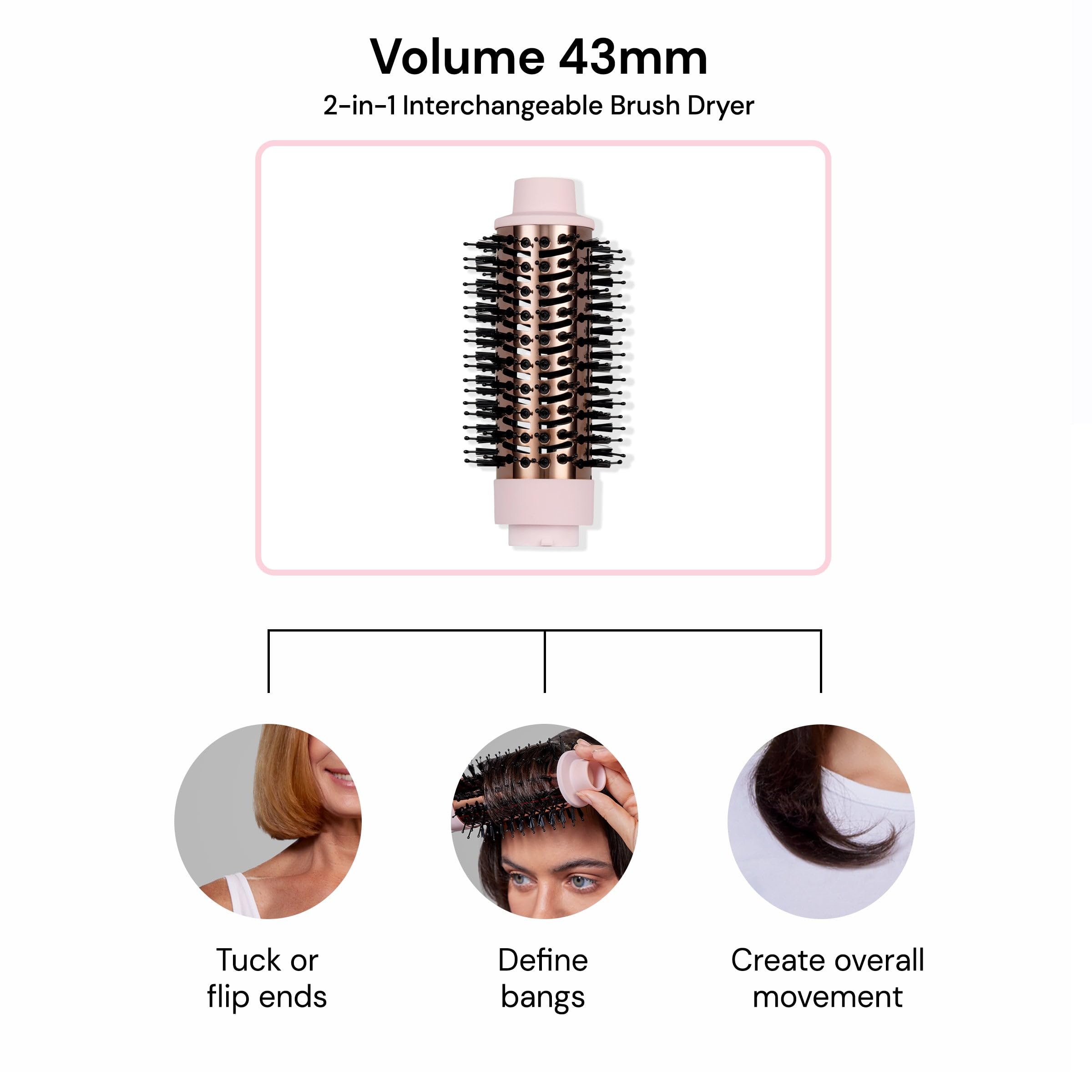 L\'ange 2-in-1 Interchangeable Brush Dryer Amazon.com : L main image 2