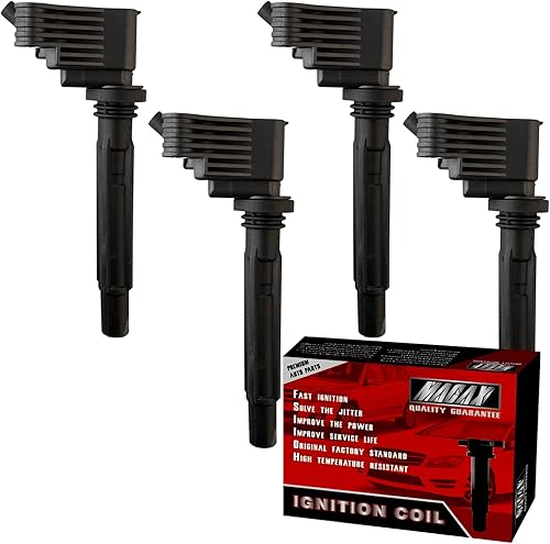 Vista 21 de Juego de 6 bobinas de encendido compatibles con Nissan Infiniti Maxima Quest Pathfinder Murano Altima Q50 QX60 FX35 3.5L V6 UF550