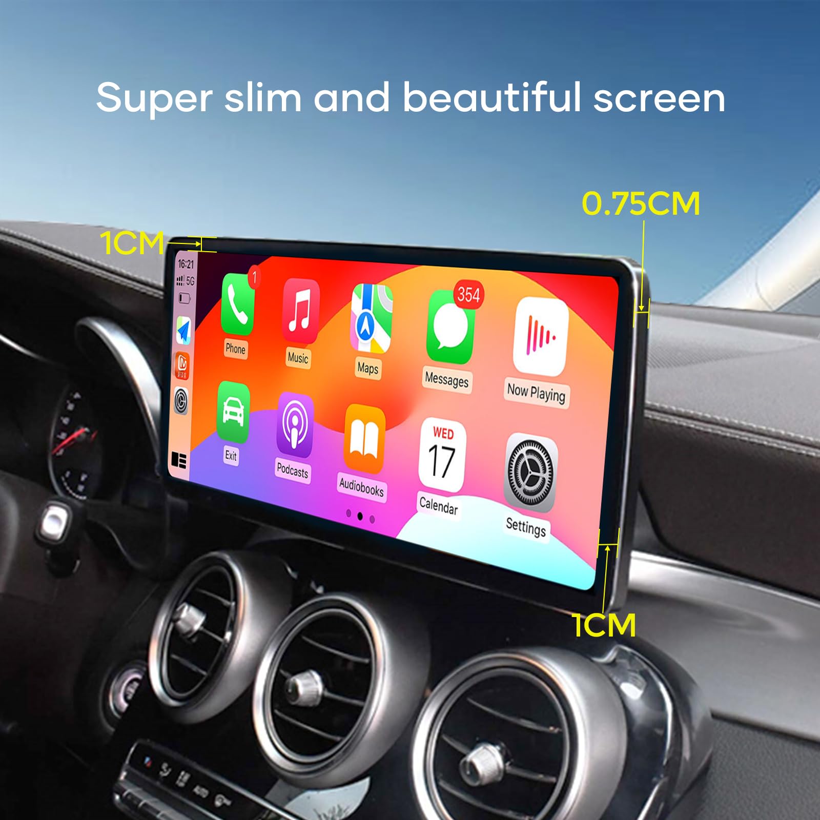 12.3" HD Car Radio Screen Stereo GPS per Mercedes C W205 GLC 253 NTG 5.0 Android 8 core Qualcomm 8 GB + 128 GB built-in Wireless CarPlay Android Auto DSP IPS 4G WiFi Bluetooth 5.1
