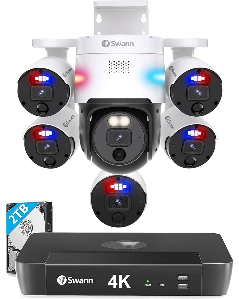 Swann Smart Security System 1080P 4カメラ Swann Smart Security System 1080P 4カメラ