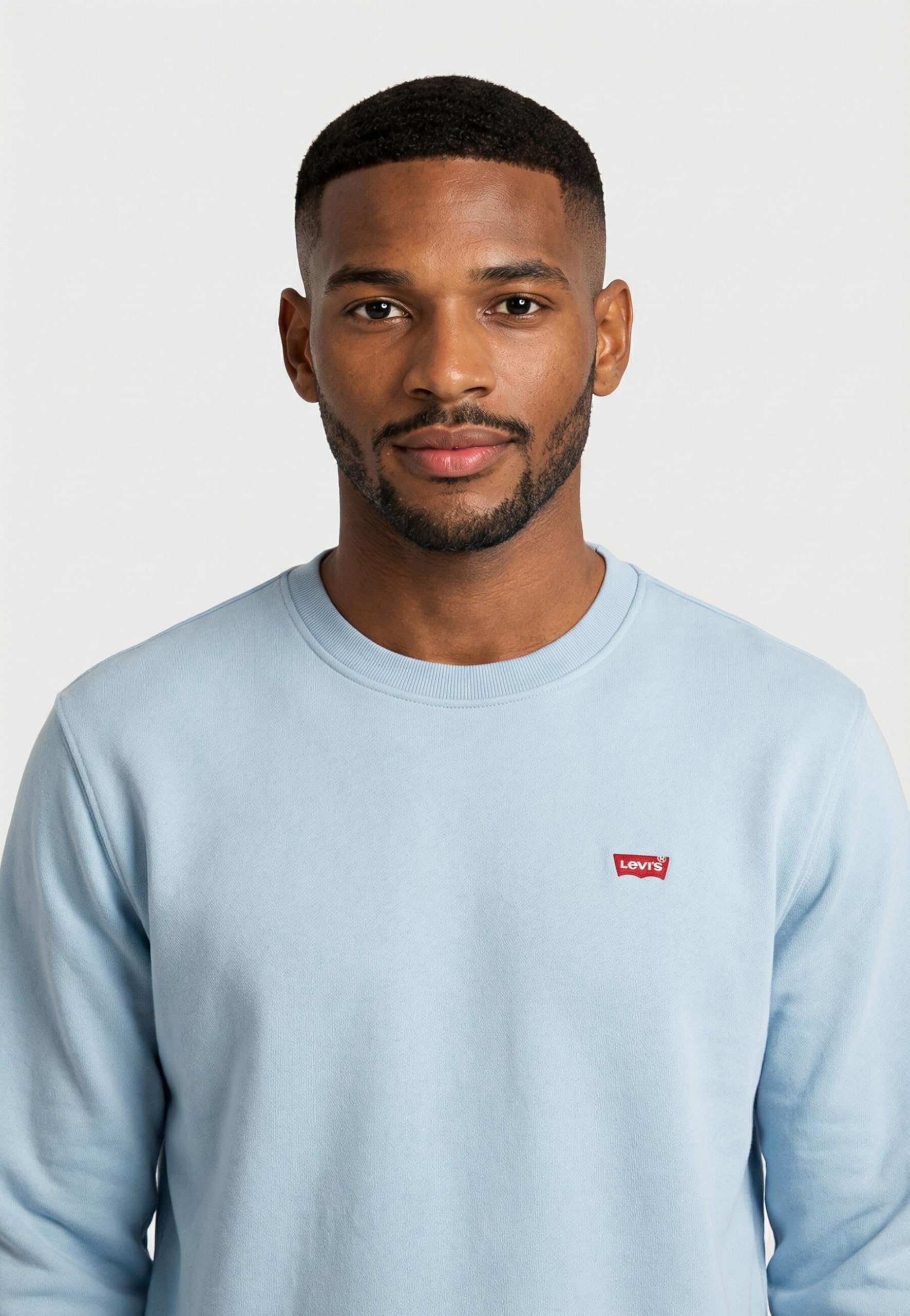 Levi's The Original HM Crew koszulka dresowa, niebieska Chambray, rozmiar L męski