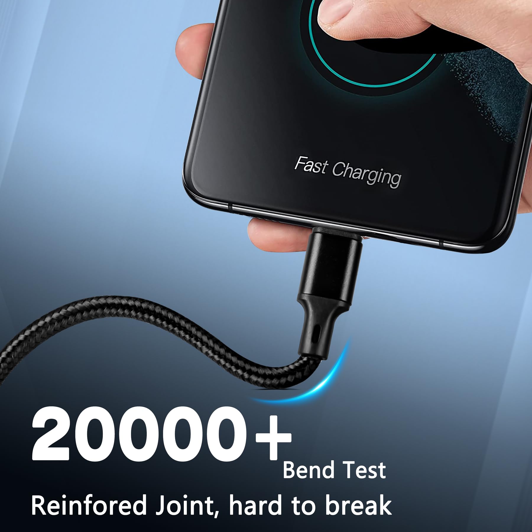 cugunu Cavo di ricarica da USB C a USB C, confezione da 5 pezzi, 3/3 6/6/3 m, cavo di ricarica rapida Pd tipo C, cavo di trasferimento dati e trasferimento dati compatibile per iPhone