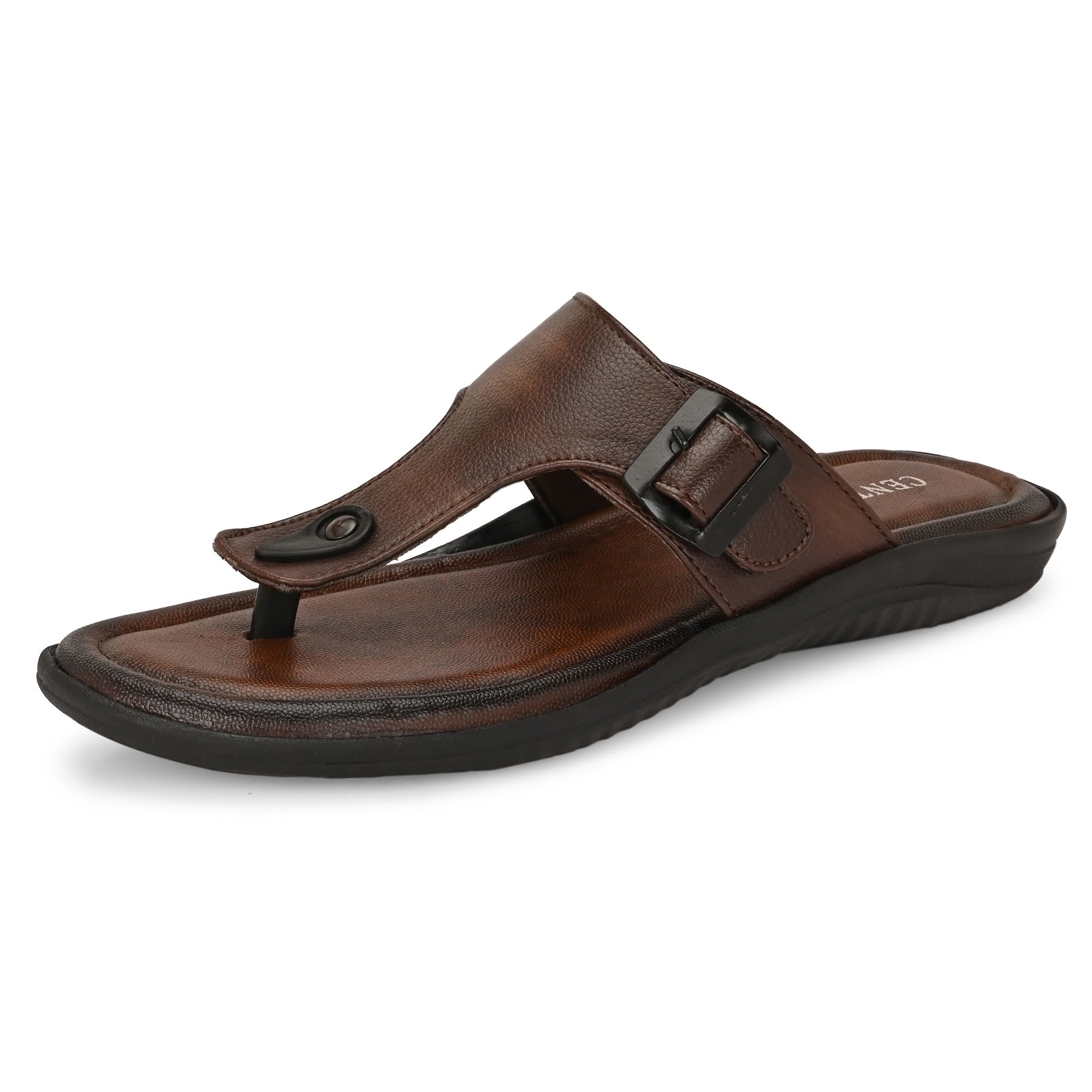 centrino Sandal for Men | Grip Insole for Stability | Modern Look with Straps | Comfortable Footwear (9775)-picture-17