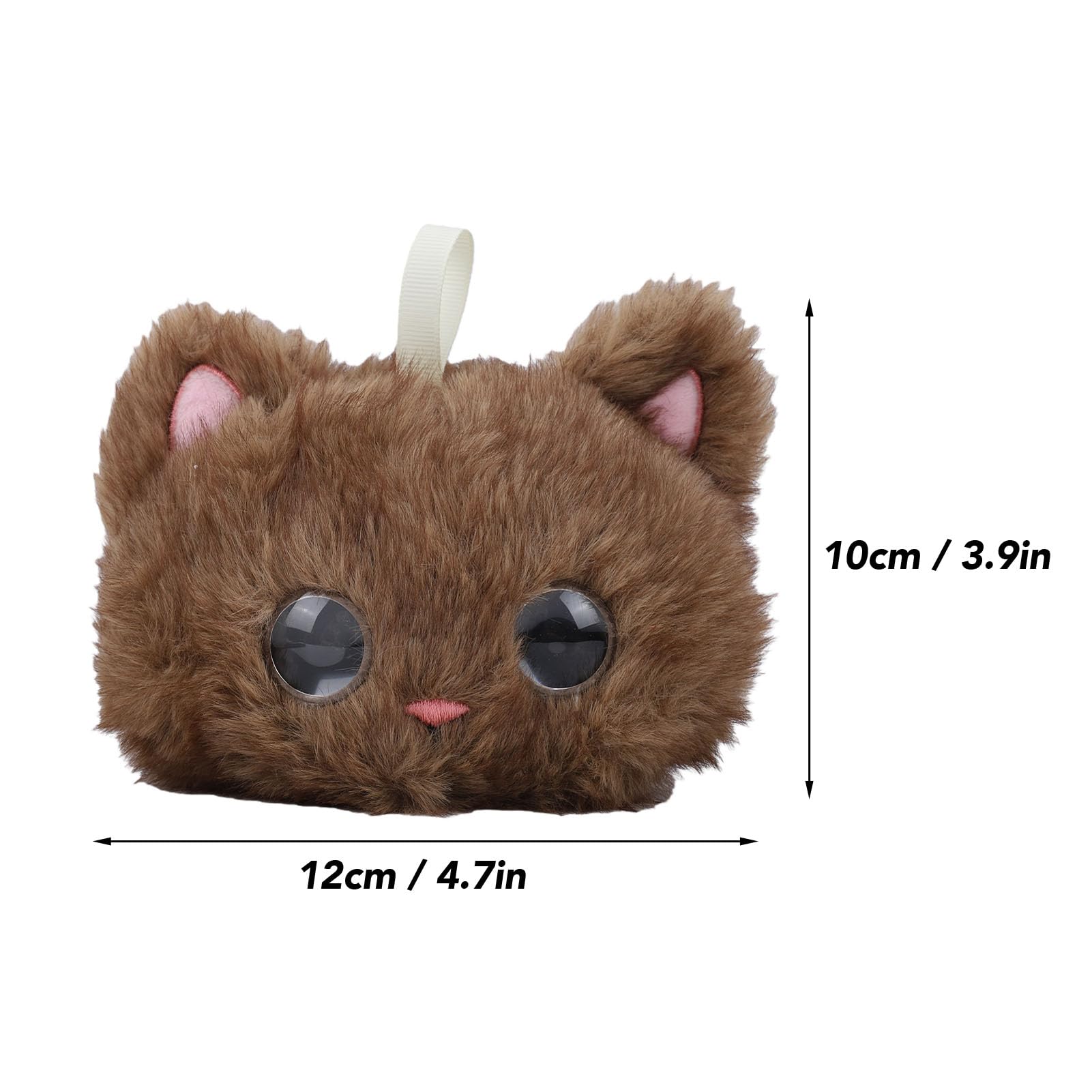 Juguete de Peluche Inteligente AI, Animal de Peluche Interactivo con Interacción de Voz en Tiempo Real en 66 Idiomas, Reconocimiento de Emociones, para Niños de 3 Años en Adelante (Brown)
