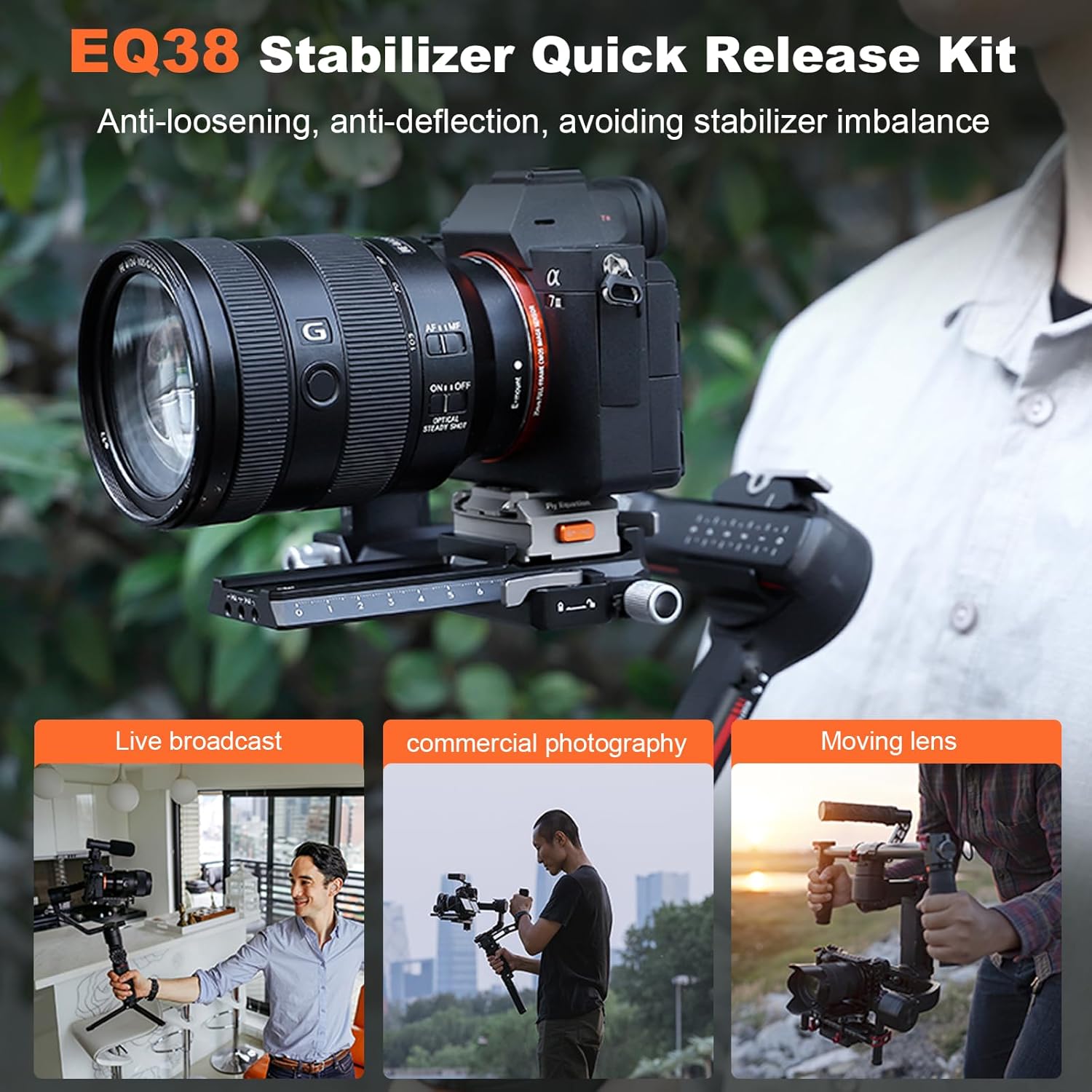 Stabilizer Quick Release Kit, Compatible for DJI RS Series DJI RS2,RSC2,RS3, RS3PRO, RS4, and RS4PRO