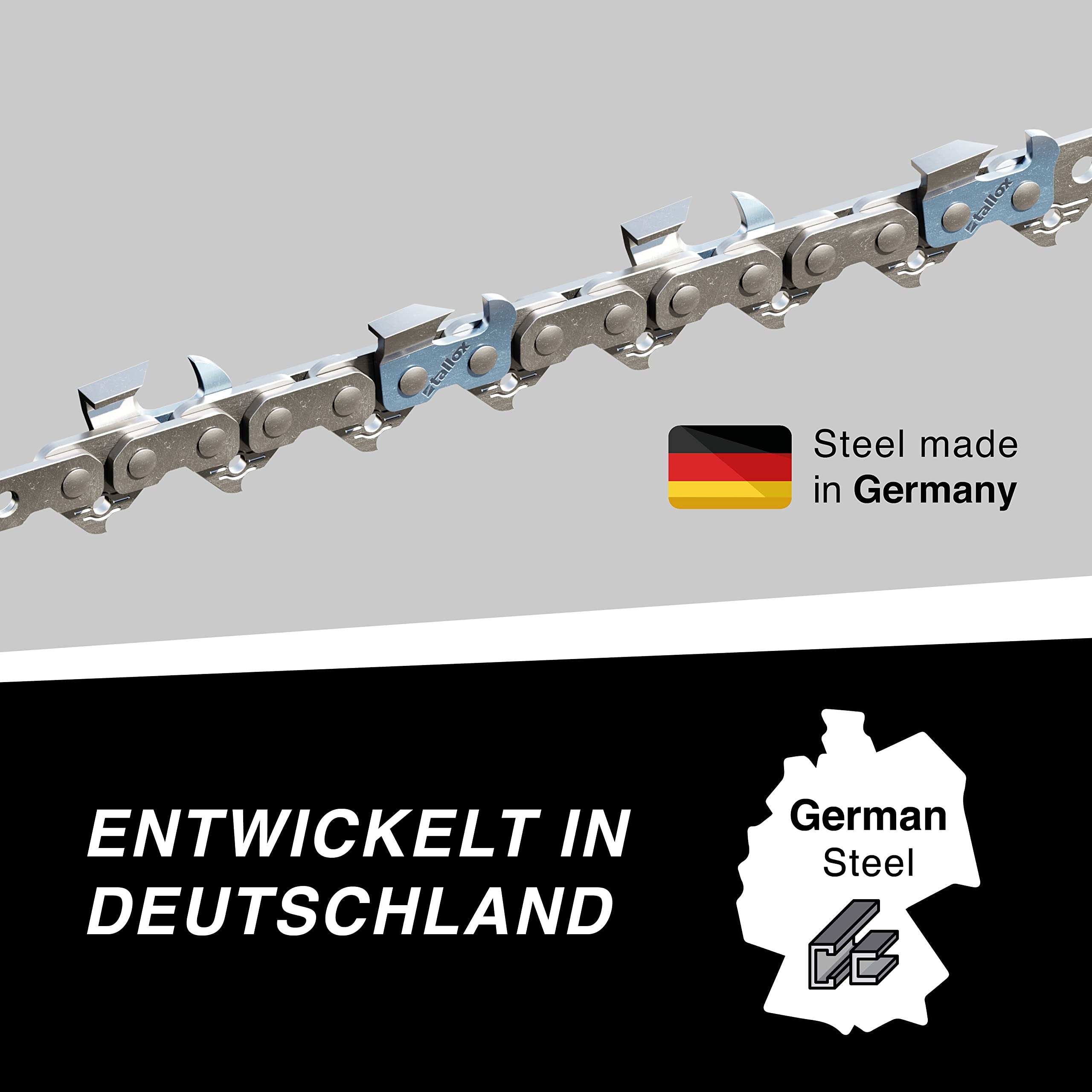 Catene Per Motosega 3/8 1.6mm 66 Maglie - Compatibili Stihl Per Barra 45cm