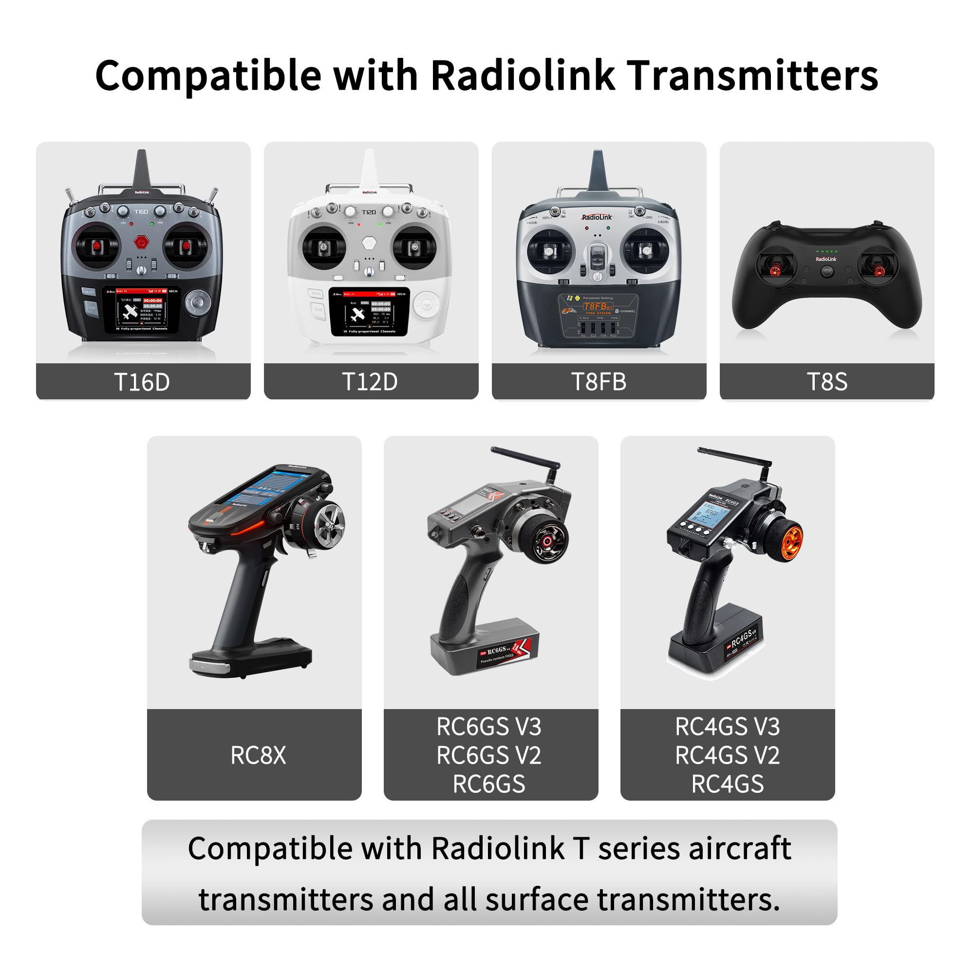 Radiolink R12F 12 Channels RC Receiver for RC Airplane Jet, Car - Image 2