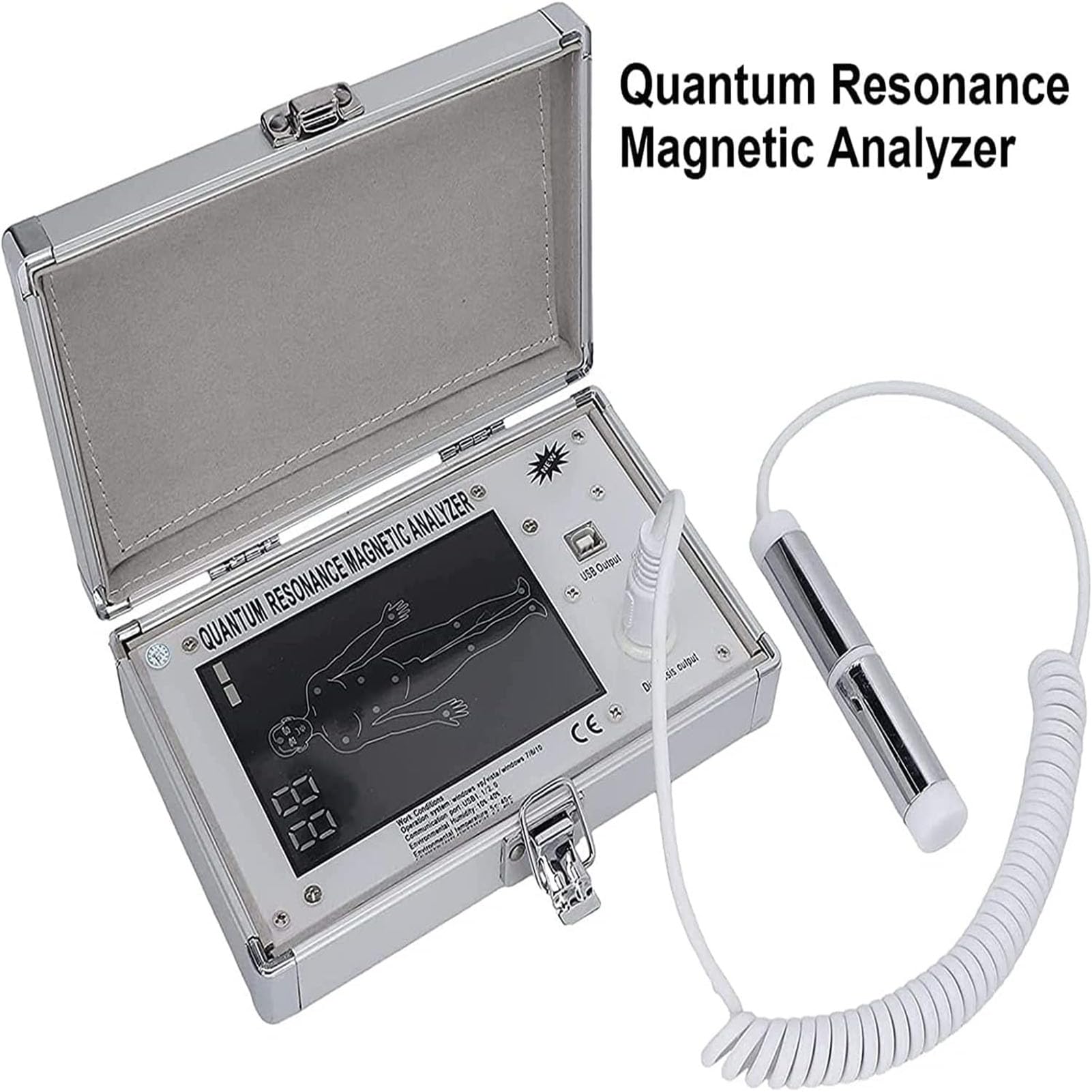 KardoL Analizzatore Quantistico di Magnetic Risonanza, Rilevatore Subhealth Analizzatore Elettrico Salute del Corpo per Windows, Test Rapido E Accurato della Salute Fisica