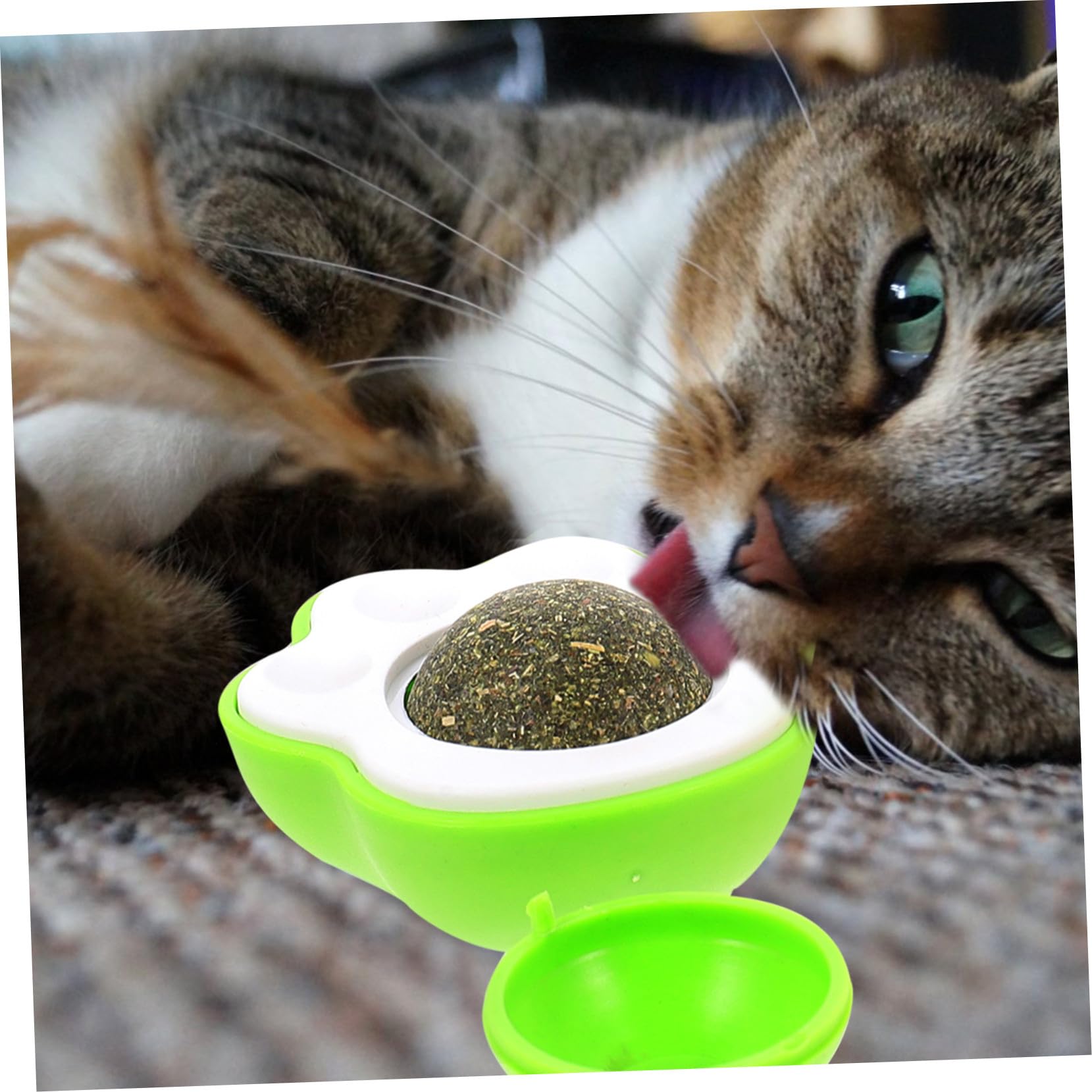 POPETPOP 15pièces Boule De Cataire Interactive pour Chats De Boules Comestibles Jouet Amusant pour Chats Intérieur Le Et Améliore La Santé