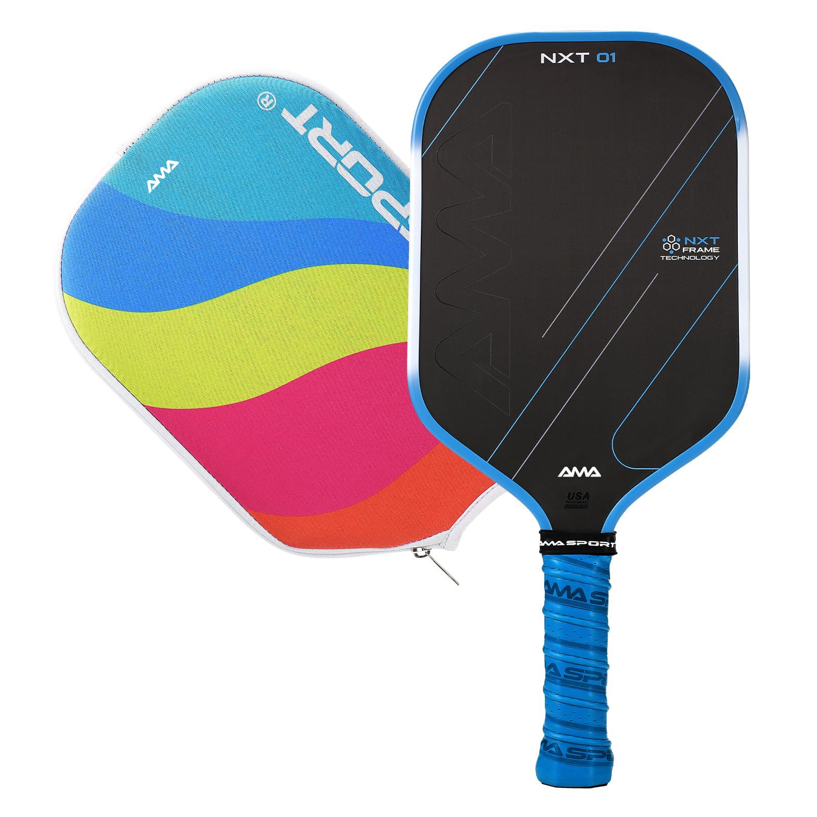Amazon.com: AMA SPORT Carbon Fiber Pickleball Paddles USAPA