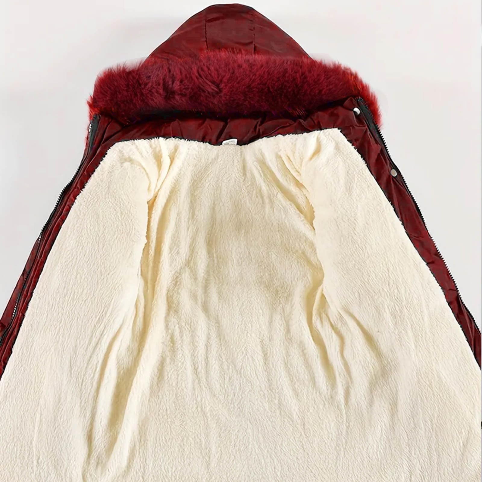 Capucha Chaquetas al Agua de Viento Plumon Abrigo de Invierno para niña, Chaqueton de Plumón Invierno Abrigos de Plumas Niñas Chaqueta Medio Largo, Abrigo con Capucha cálido para niños