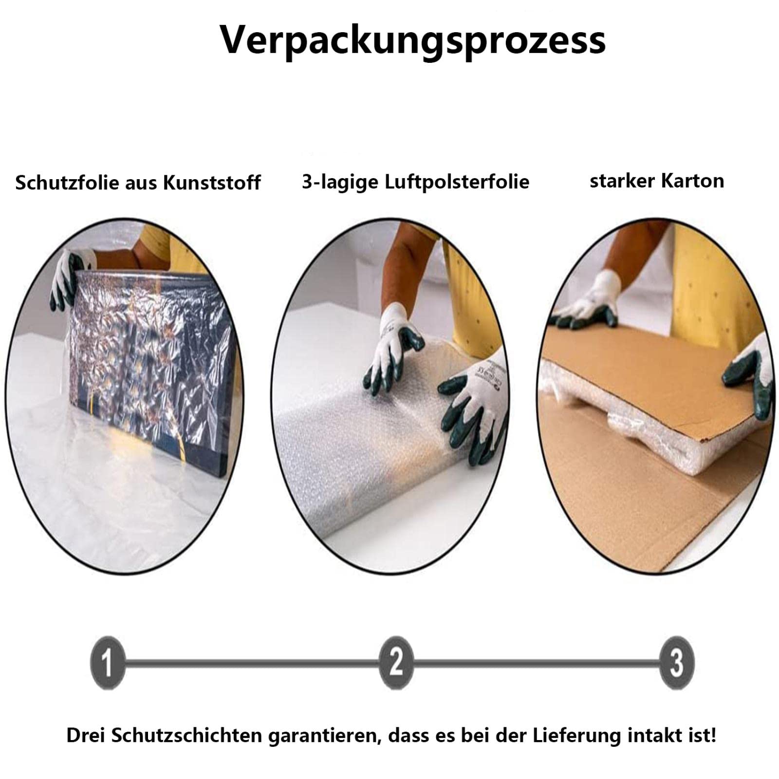Chenbing Art Kunstdruck Banksy Wandbild XXL Leinwand-Bild Graffiti Street Art Print Modern Bild für Wohnzimmer Büro fertig Home Wanddekoration zum Aufhängen Mit Rahmen（70×120cm）27.6×47.2 Zoll