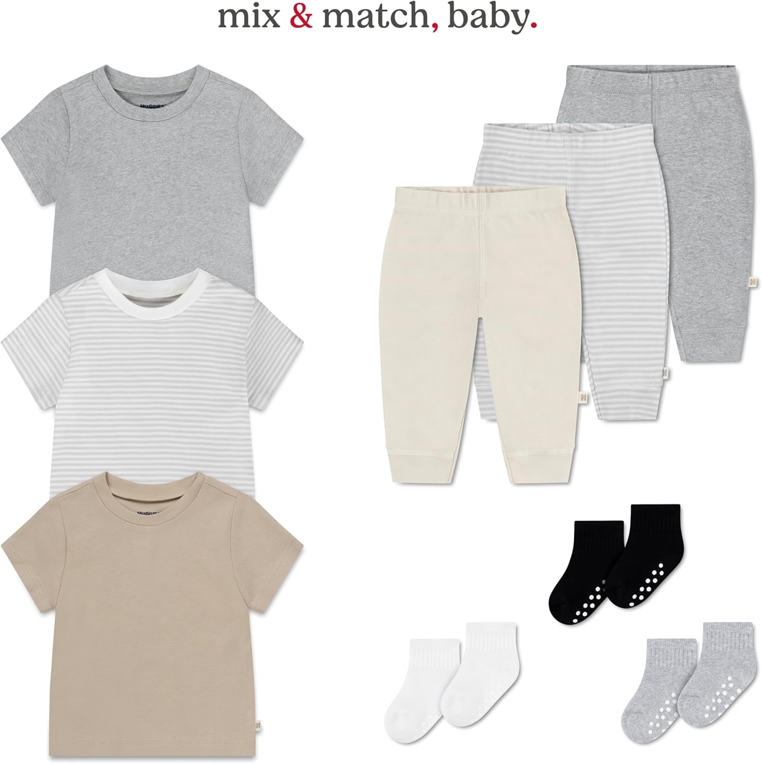 HUGGIES Baby Basic T-Shirt (4-Pack) - Image 2