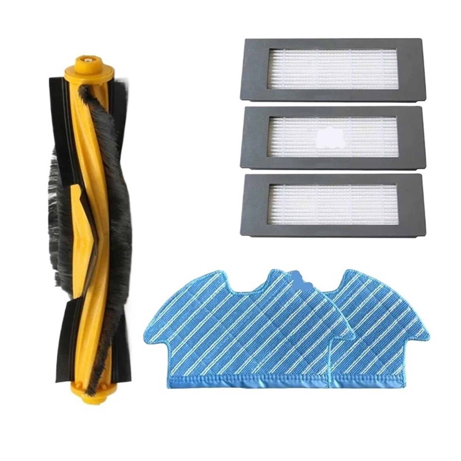 GENTERUN Filters Side Brushes Roller Brush Cleaning Kit,Compatible For Ecovacs,Compatible For Deebot Ozmo 900 DN5G,Vacuum Cleaner Accessories Replace