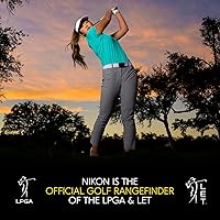 Vista 6 de Nikon COOLSHOT PROII Telémetro de golf estabilizado Telémetro láser impermeable y estabilizado con pendiente, pantalla OLED Modelo oficial Nikon