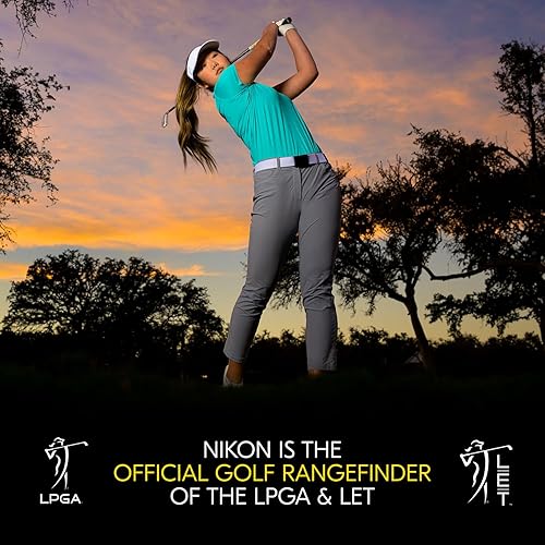 Miniatura 6 de Nikon COOLSHOT PROII Telémetro de golf estabilizado Telémetro láser impermeable y estabilizado con pendiente, pantalla OLED Modelo oficial Nikon