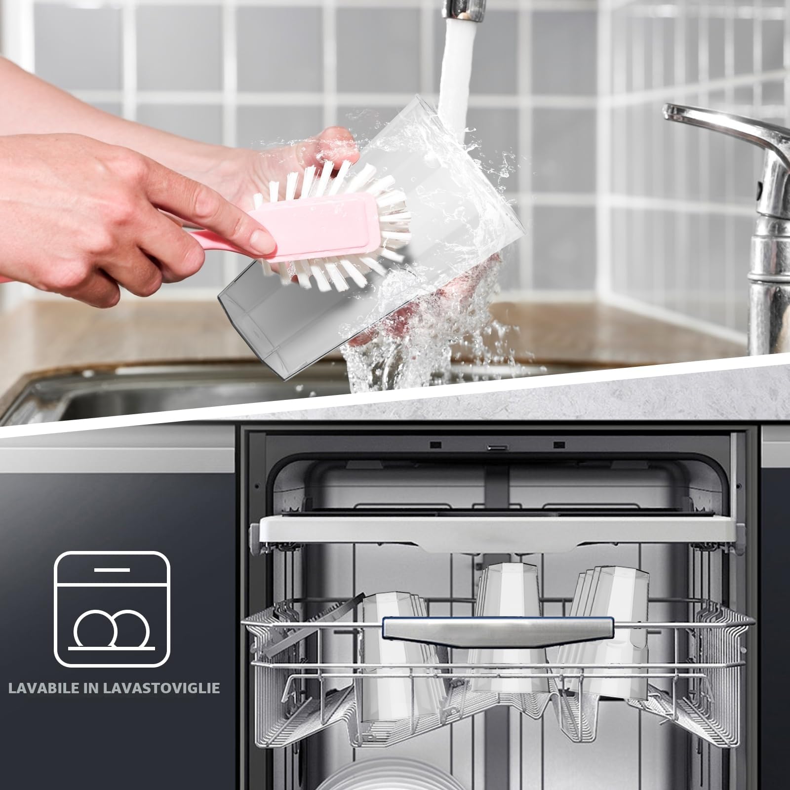 AOLUXLM Set di 50 Bicchieri Plastica Riutilizzabili, 400 ml, per Feste, Compleanni, Matrimoni