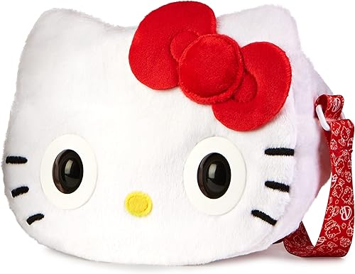 Miniatura 6 de Purse Pets Hello Kitty - Bolsa de hombro interactiva con más de 30 sonidos, reacciones, parpadeos y música, bolsa para niños y juguetes en uno, a