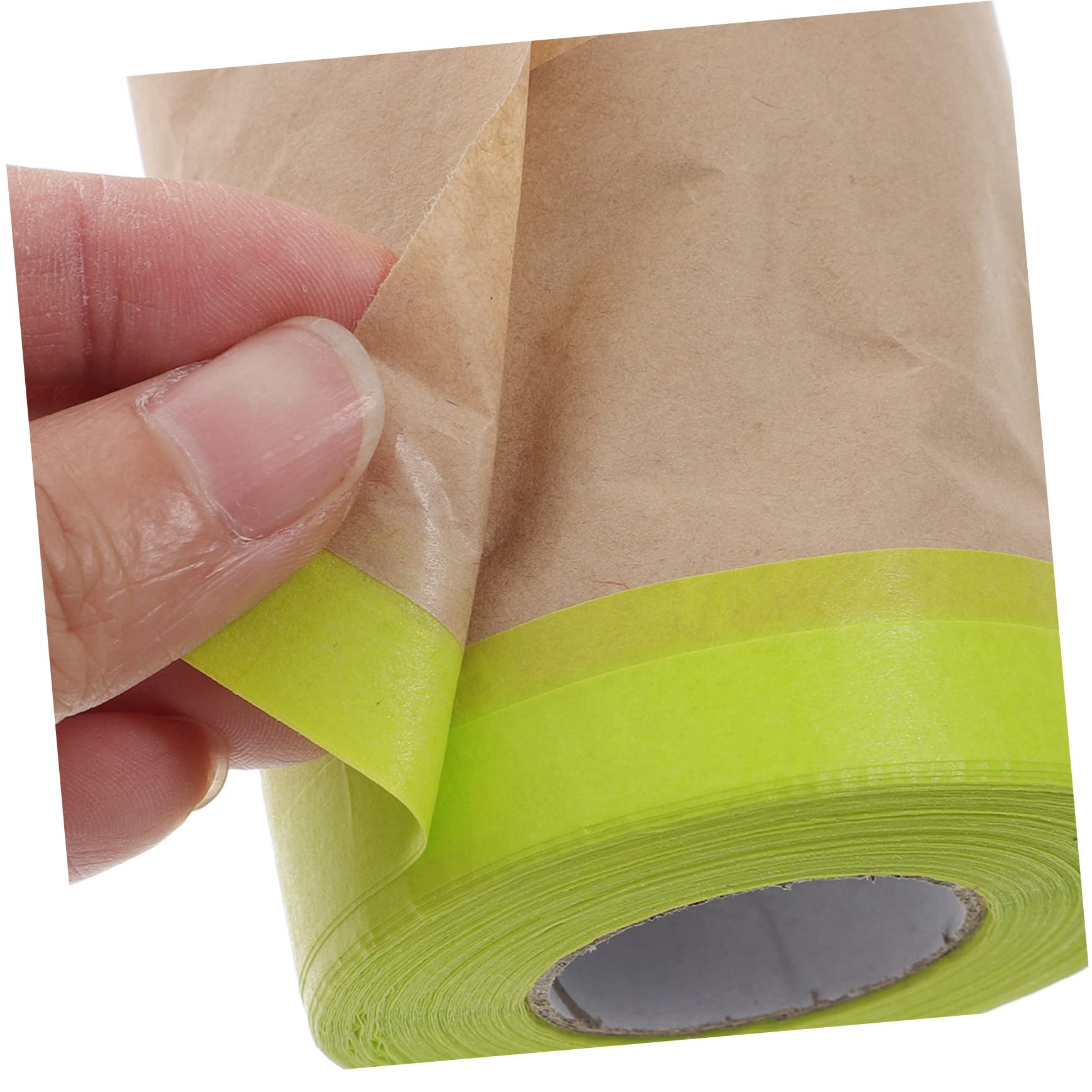 SHINEOFI 4 zestawy Folia Maskująca Do Malowania Samochodów Papier Maskujący Do Malowania Samochodów Papier Maskujący Do Samochodów Folia Ochronna Do Mebli Artykuły Malarskie Do 3 rolki*4