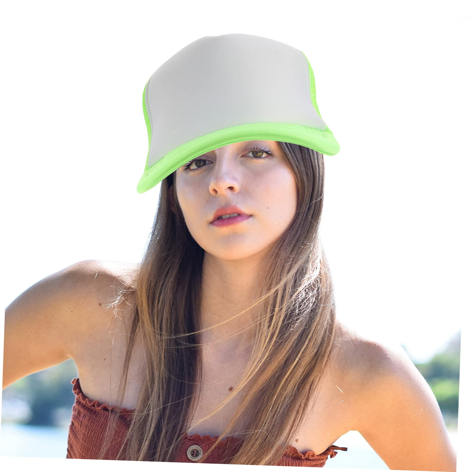 GALPADA 10pezzi Trucker Unisex per Sublimazione Sportivi Vuoti Rete Traspirante per Personalizzata per attività Outdoor e