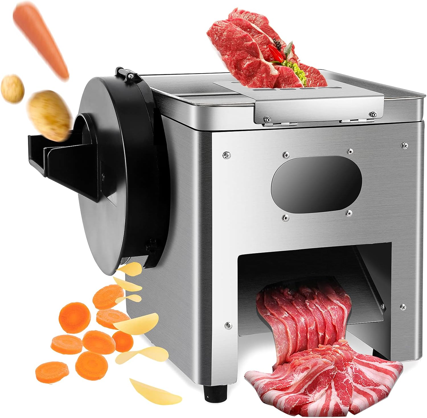 Buy Moongiantgo Commercial Meat Cutter Cutting Machine Electric