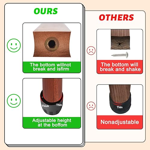 Miniatura 4 de DOMMI Soporte de guitarra, soportes de madera para guitarras acústicas, eléctricas y bajas, soportes portátiles de guitarra con marco en A con goma