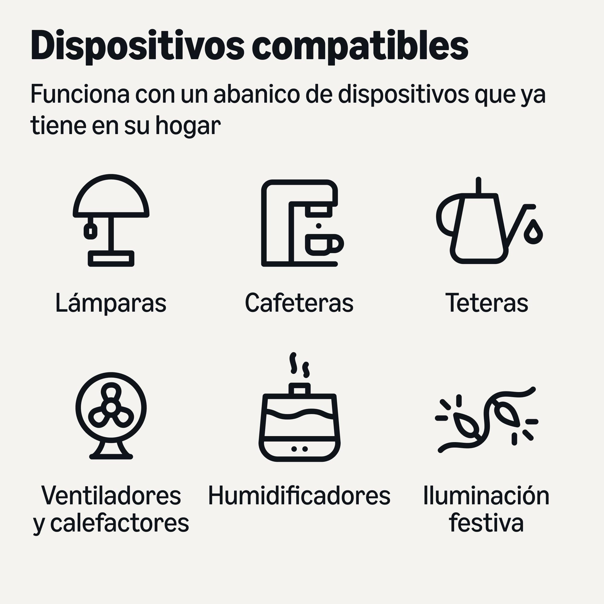 Amazon Basics Enchufe inteligente de una toma para interiores, solo para uso con Alexa, paquete de 1, color blanco, EU