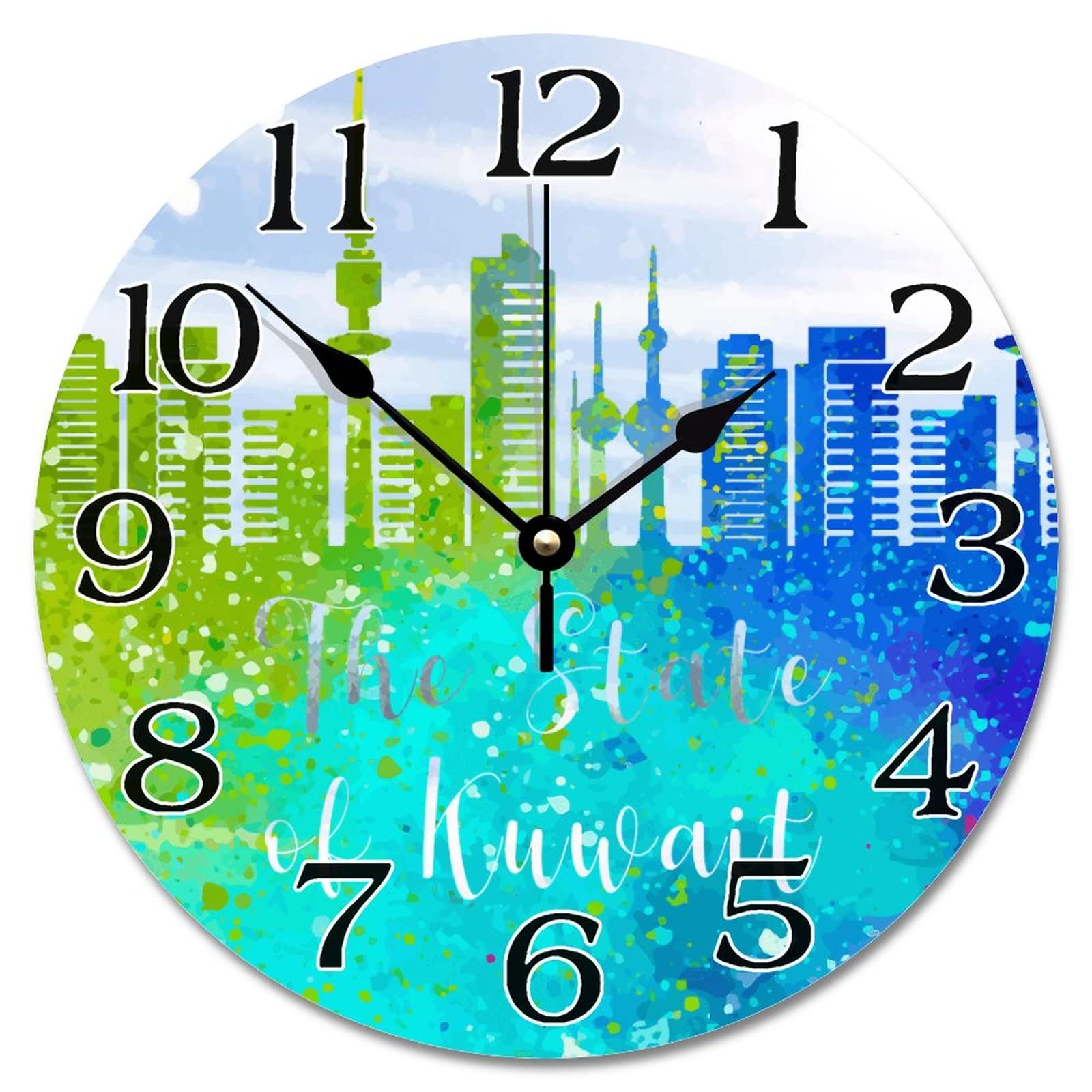 Horloge murale colorée pour embellir la maison et rassembler