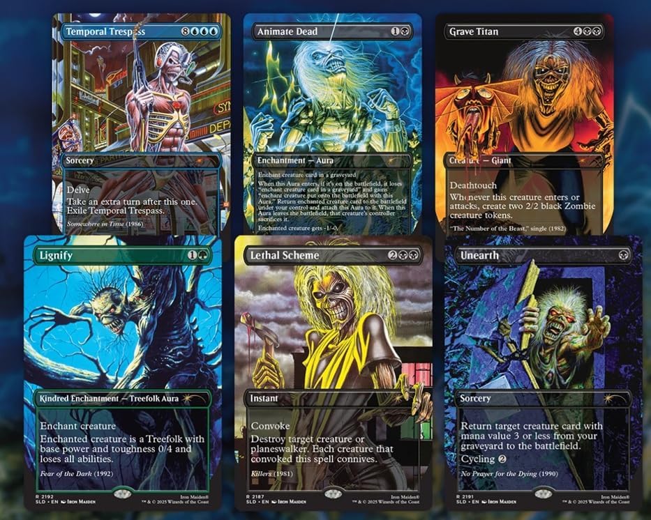 MTG Decks & More Compatible with Iron Maiden: Secret Lair x Iron Maiden: Album Art (Non-Foil Edition) MTG