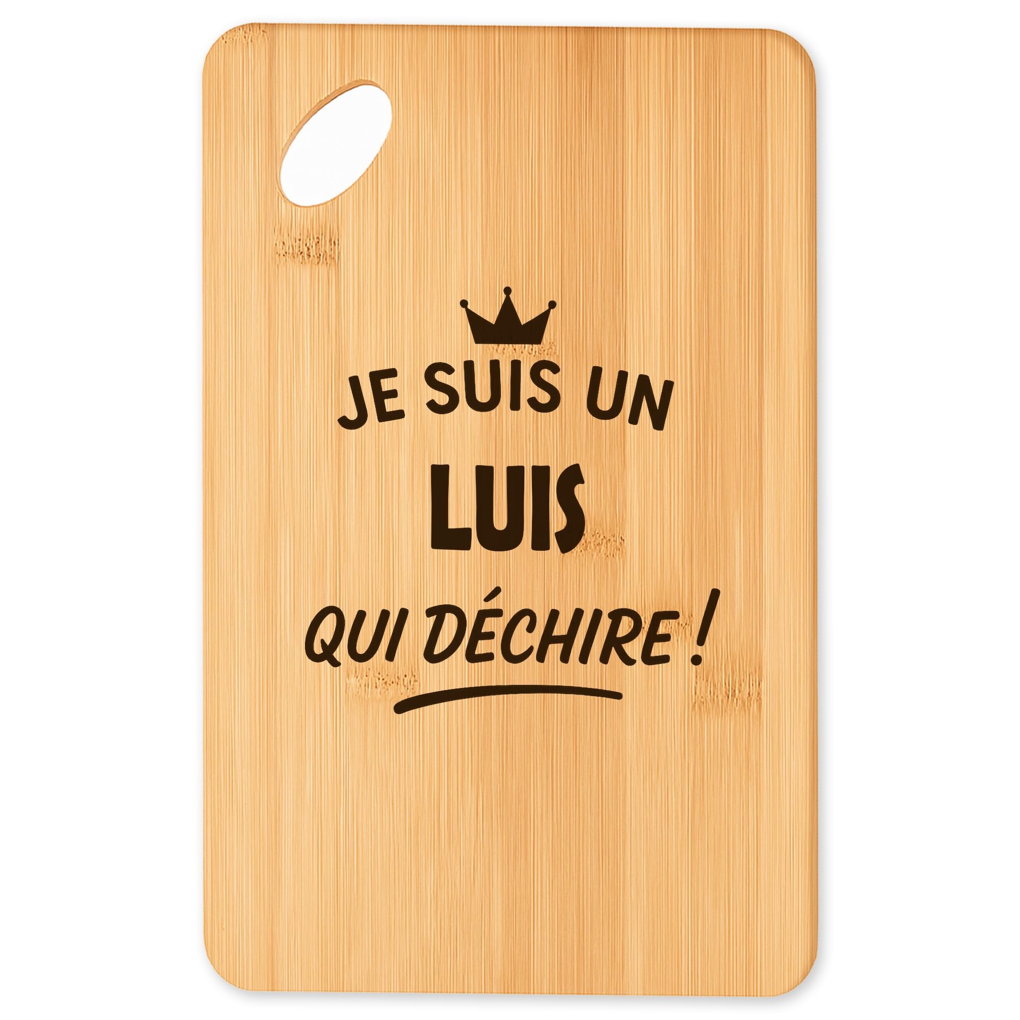 Planche à découper en bambou Luis pour stopper les plateaux apéro fades et fragiles