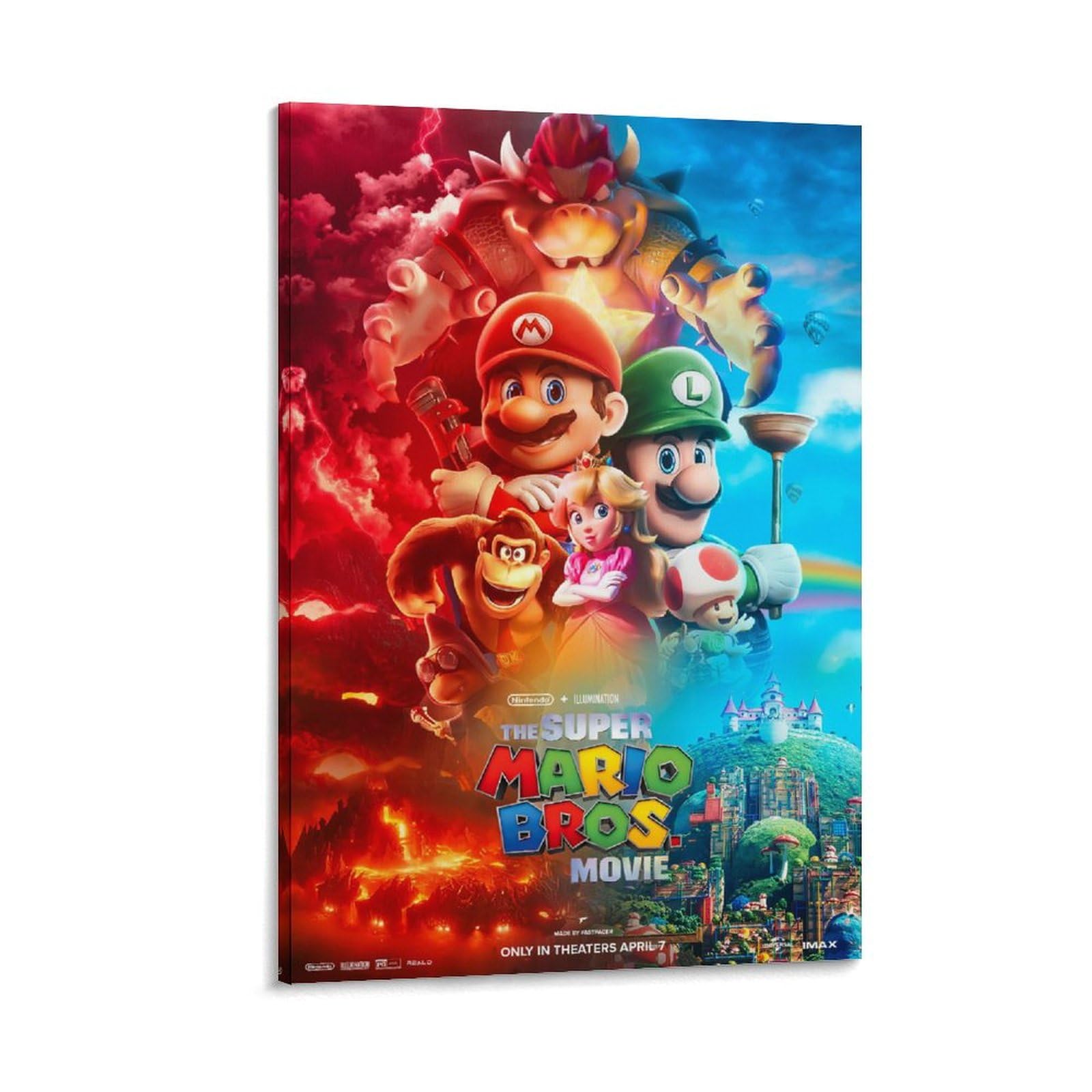Amazon.co.jp: The Super Mario Bros映画 ポスタースーパー
