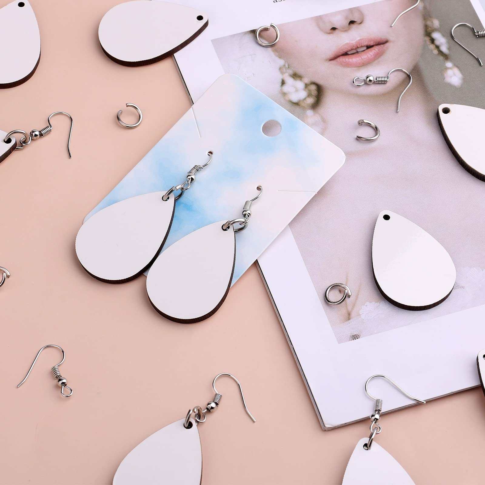 Oreiller 30x30 30 Pièces Clips à Oreille En Plastique Transparent - Pour Création Bijoux DIY - Type U Boucle Oreille Sans Trou