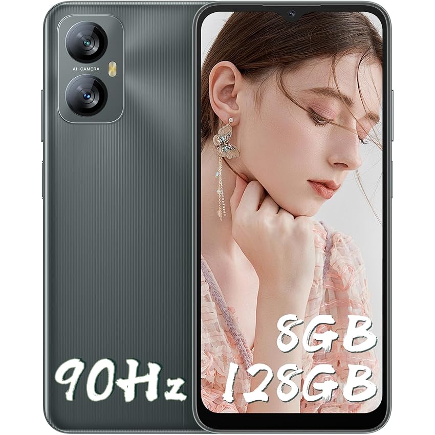 Immagine del prodotto Blackview A52Pro Smartphone con 6.52'' HD+/90Hz, 8GB+128GB/TF-1TB, Octa-Core, 5180mAh, 13MP+5MP, Android 13 Telefono Cellulare, Fingerprint/Face ID/GPS/Modalità Panorama/Tipo-C/3.5mm Jack