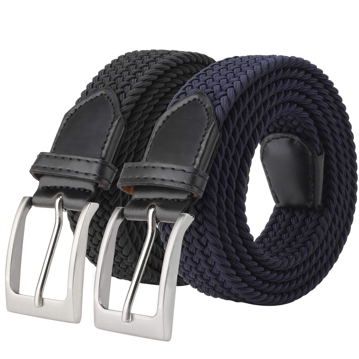 Mens Belt, Elastic Belt Men Elastic Belt Women, Belts for Men Women, Stretch Belt for Men Women -- Nice Men's Gift Choice