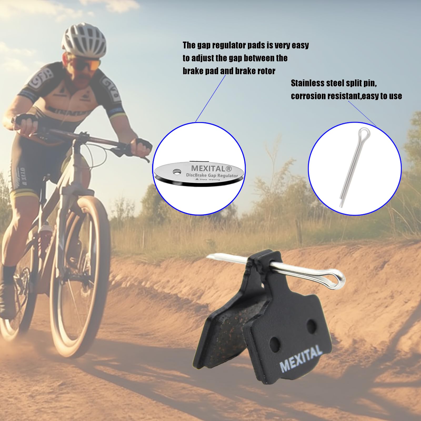 Amazon.co.jp: MEXITAL ディスクブレーキパッド 2組 MAGURA MT2 MT4